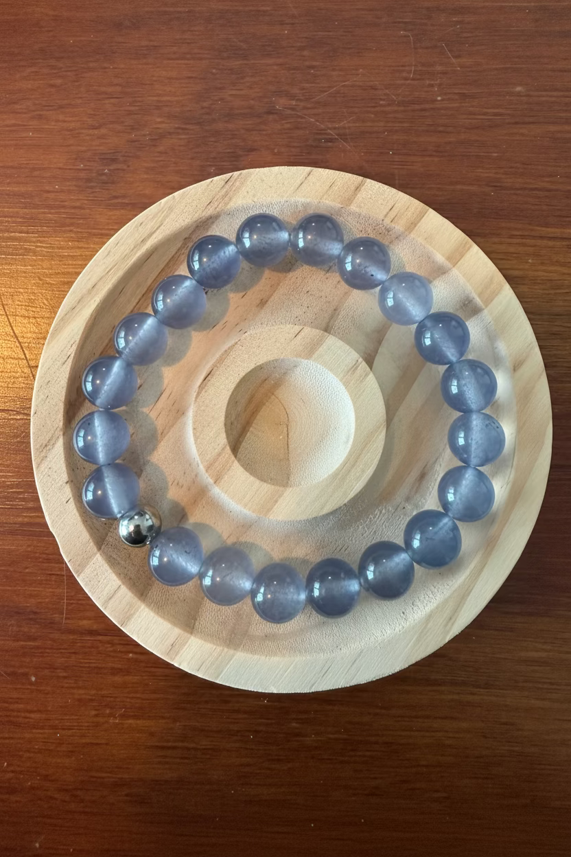 10MM BLUE AGATE