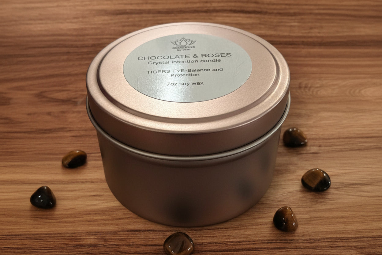 CHOCOLATE AND ROSES INTENTION CANDLE
