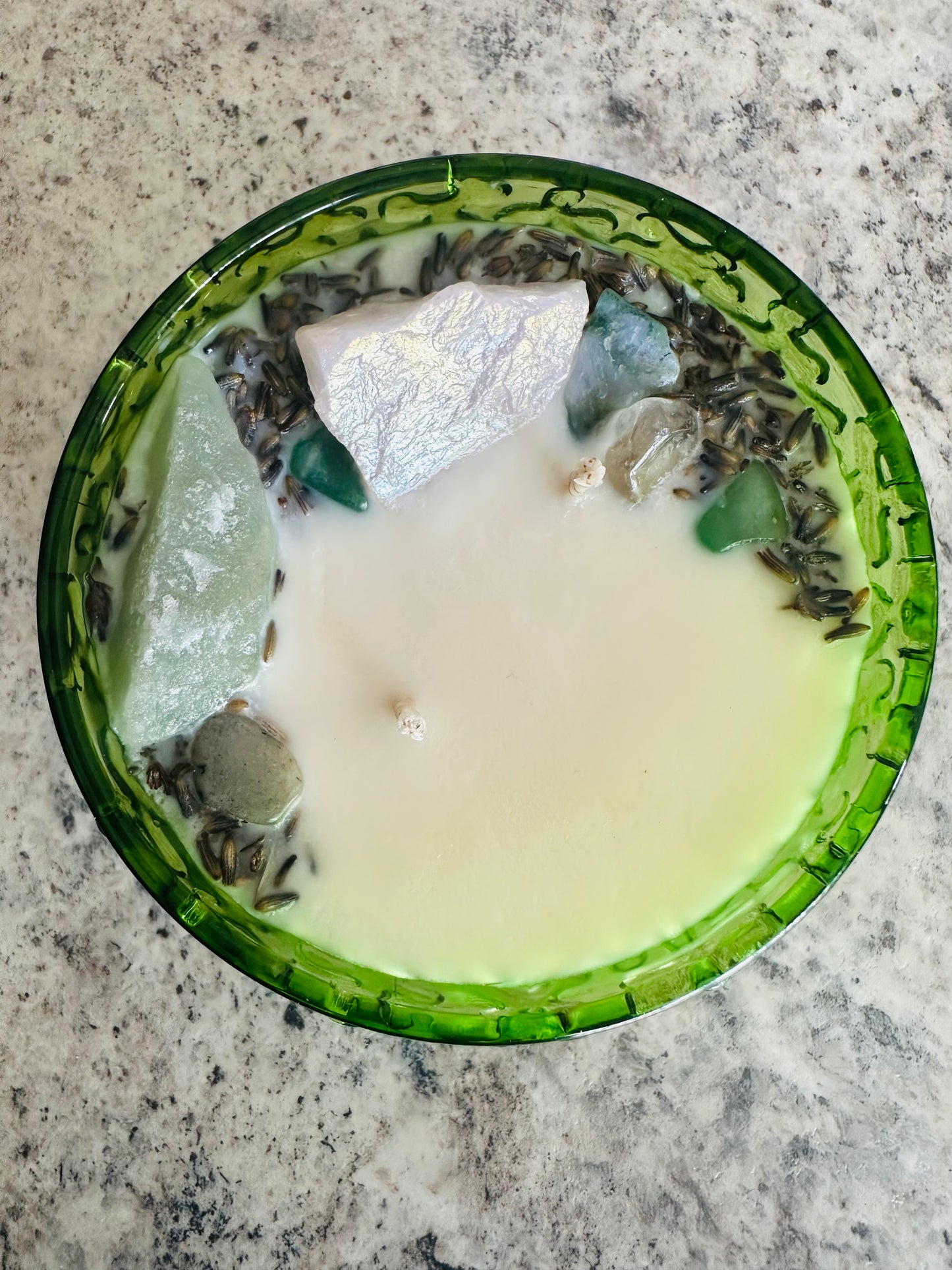 Jesperi sugar bowl gemstone candle