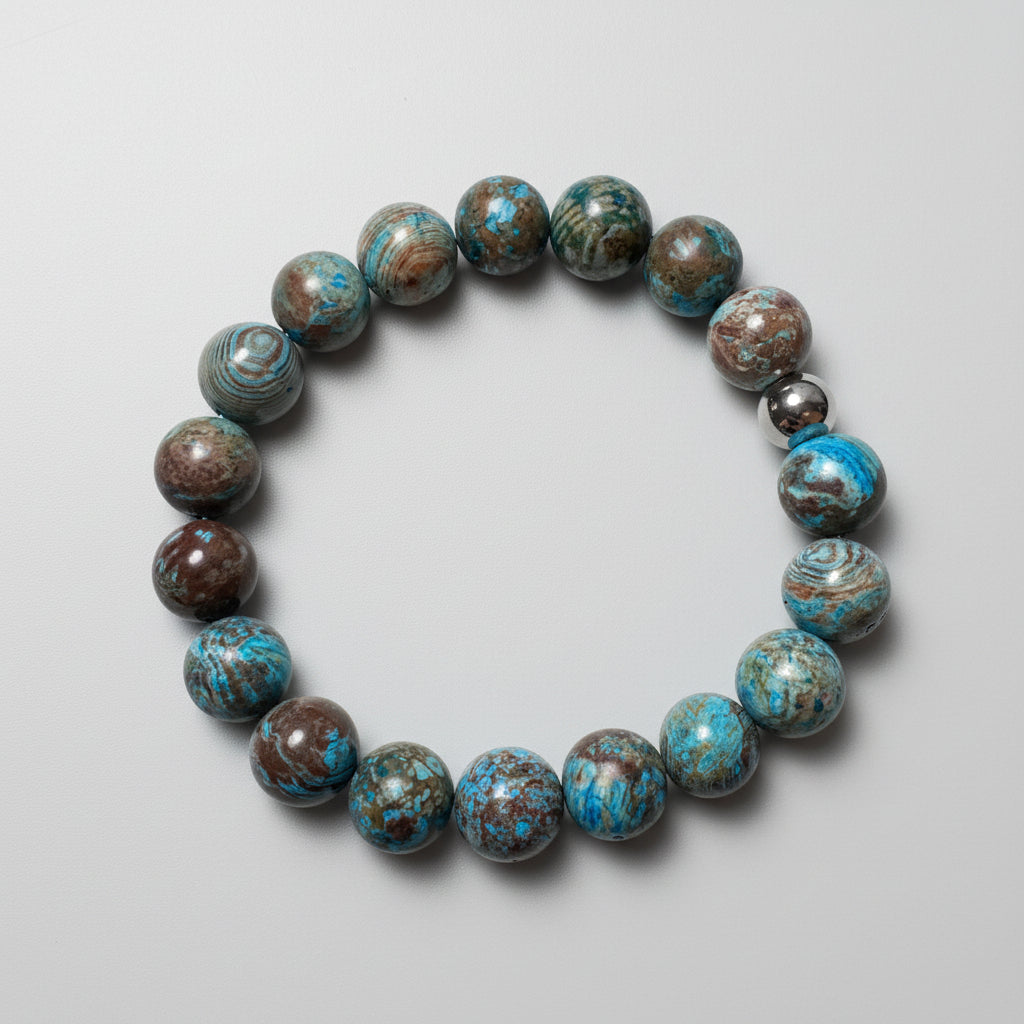 10MM Blue Calsilica Jasper
