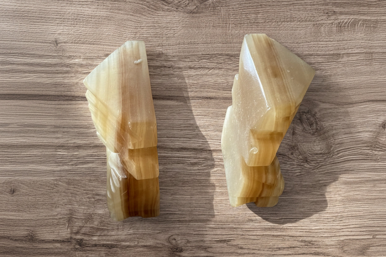 Onyx Aztec Bookends Pair