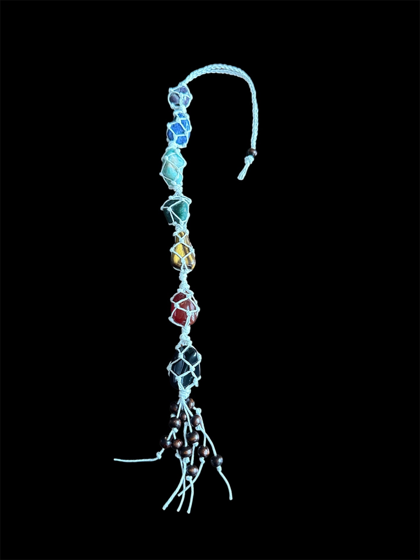 Car chakra macrame hanging