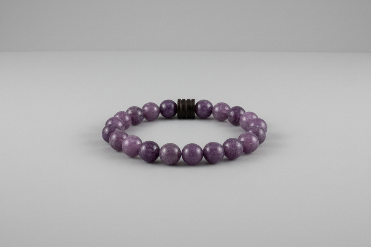 Lepidolite 10mm bracelet