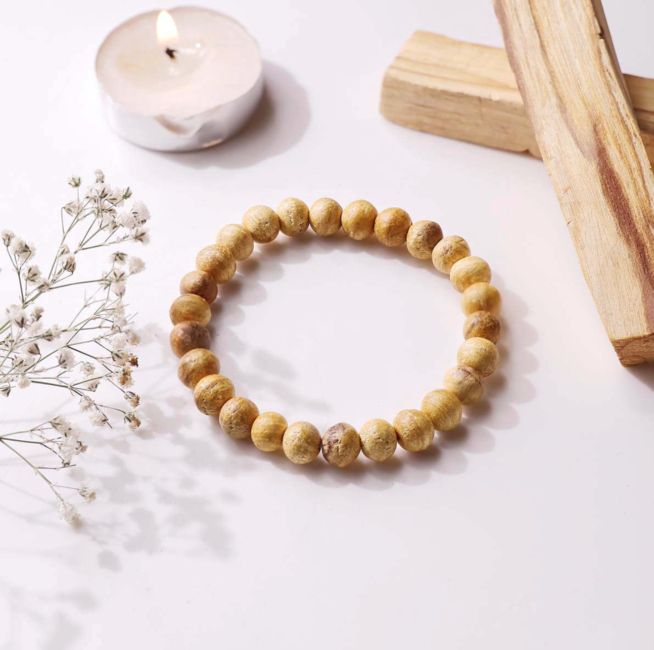 9MM Palo Santo bracelet