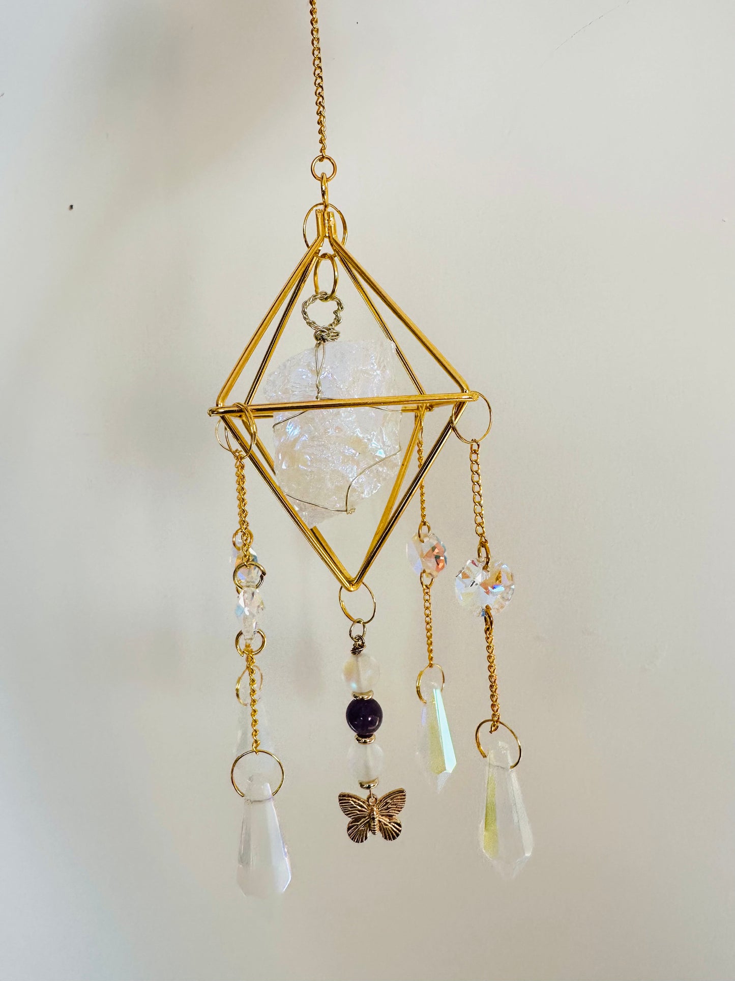 Aura Quartz Suncatcher