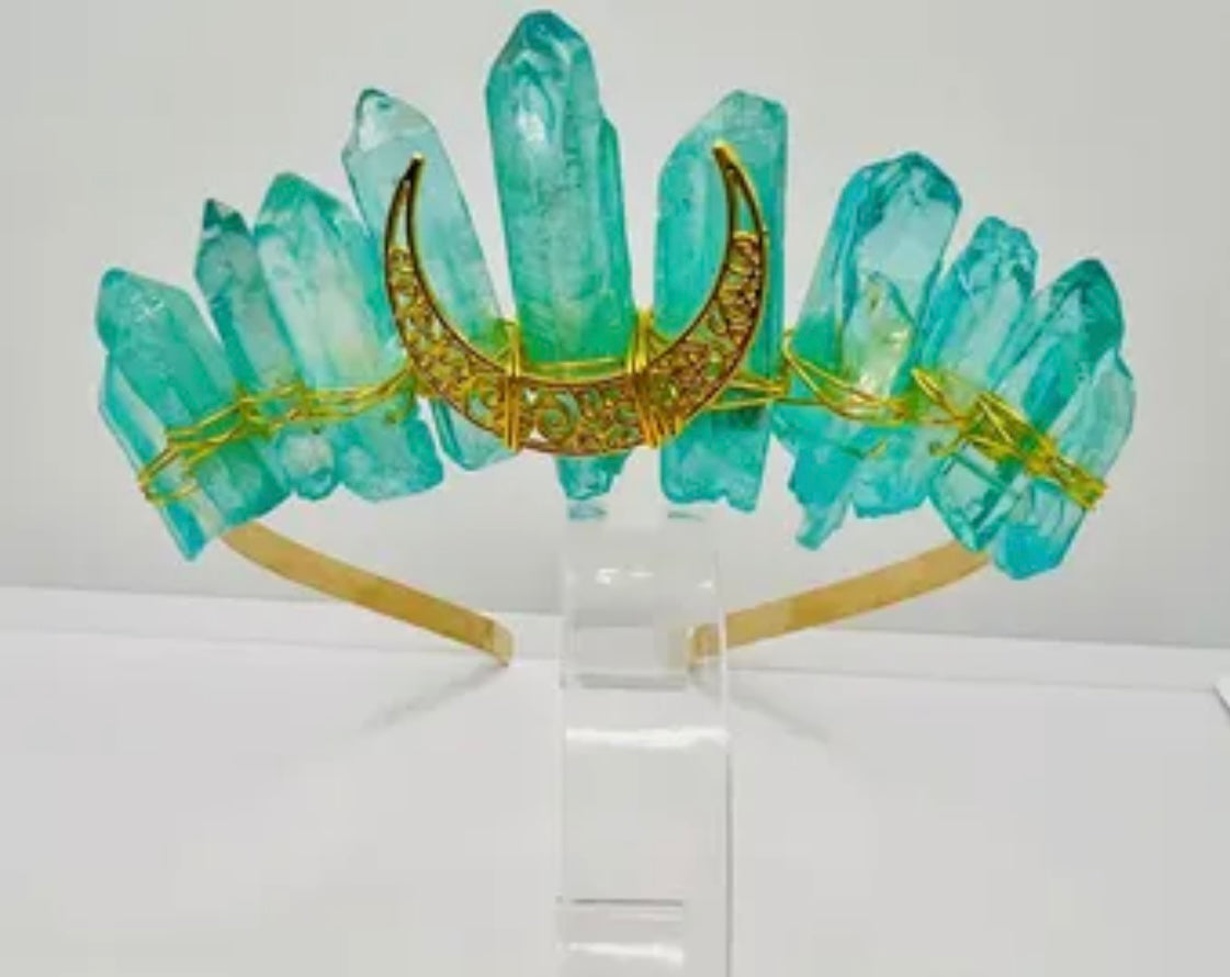 Goddess Crystal Tiara and Headbands