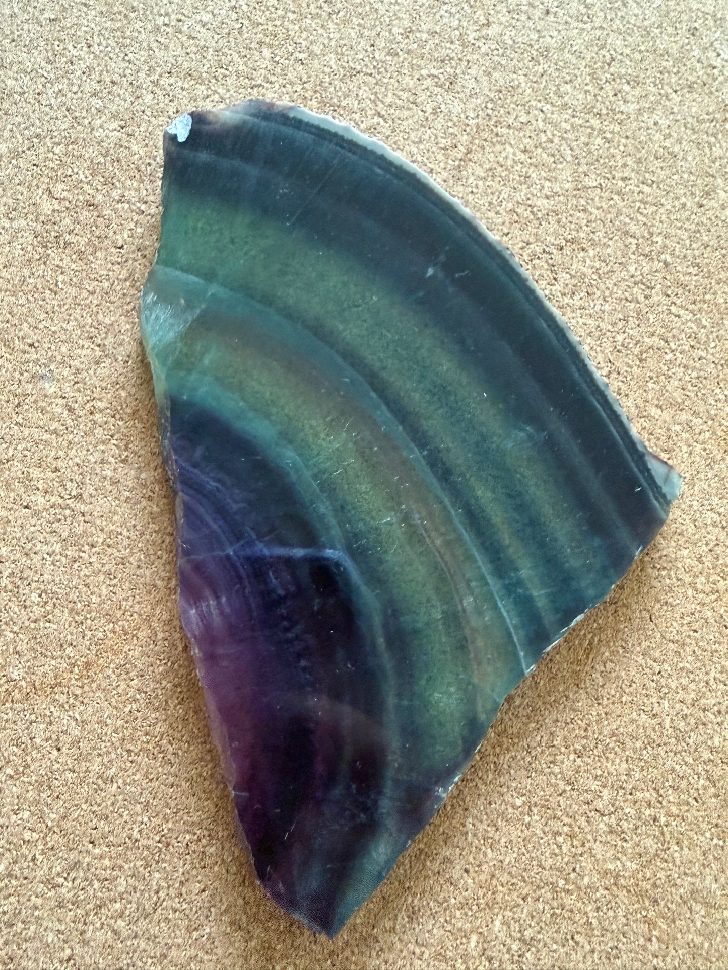 Fluorite slab
