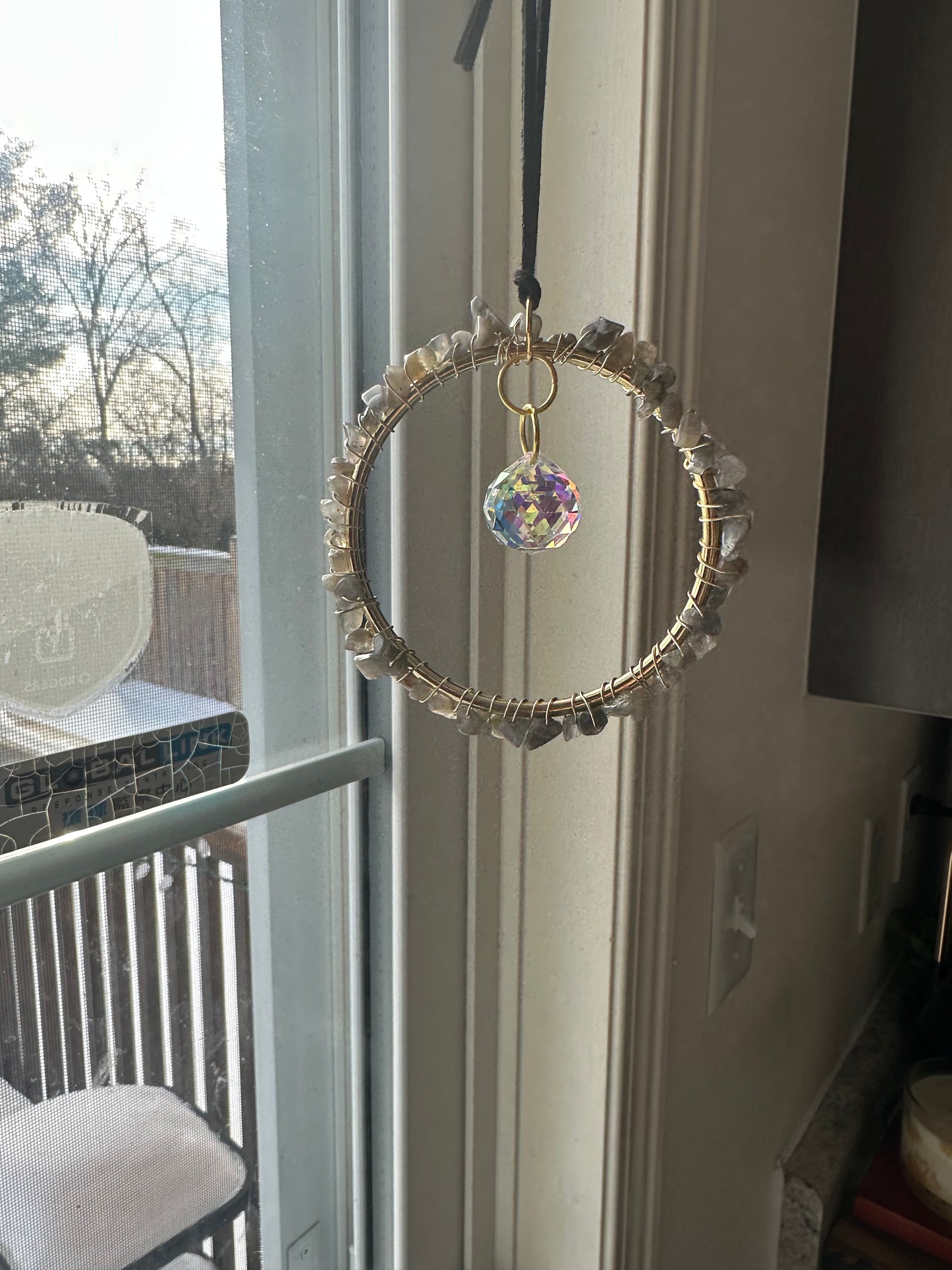 Labradorite Suncatcher