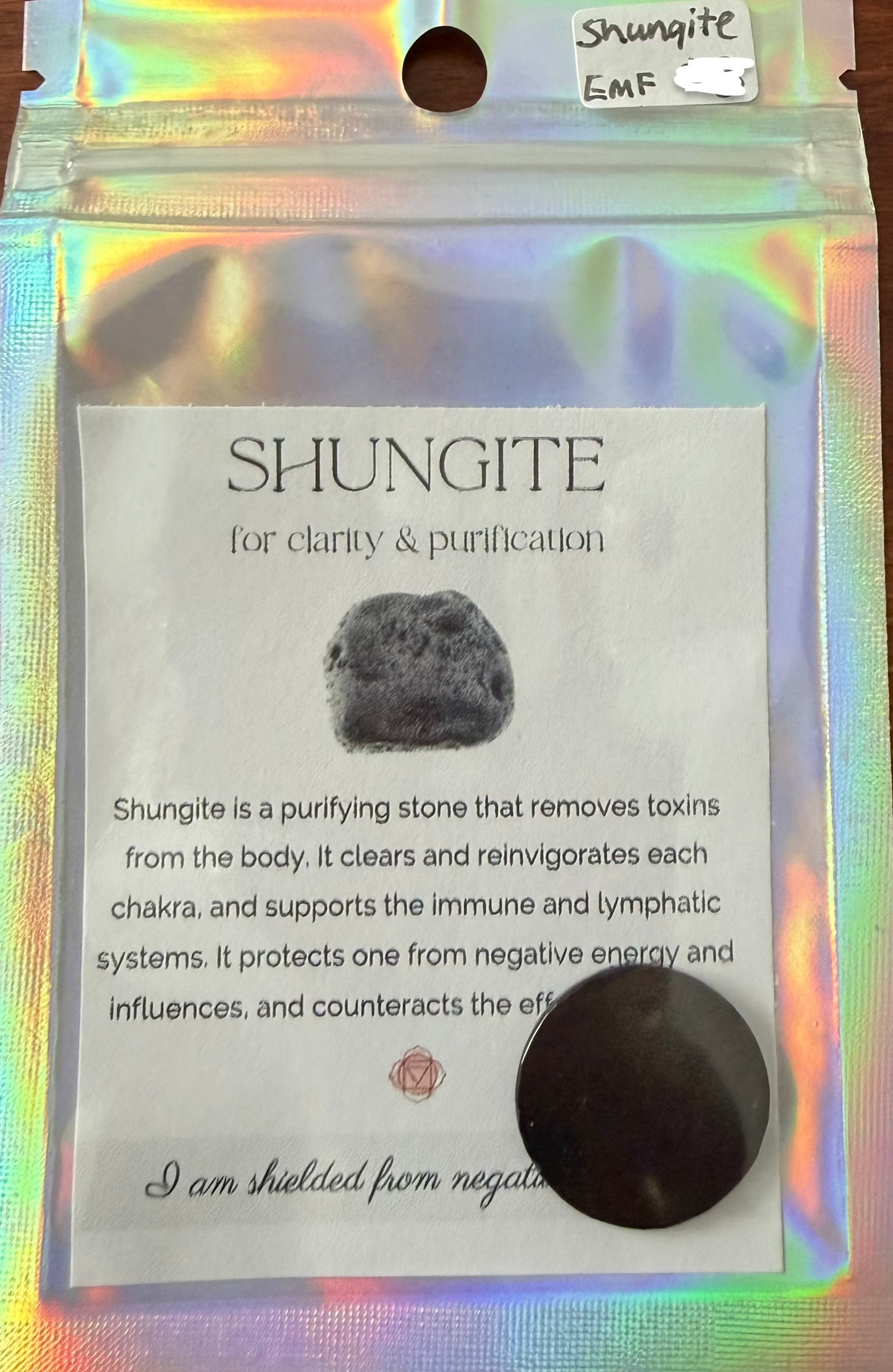 Shungite Cell Phone stickers