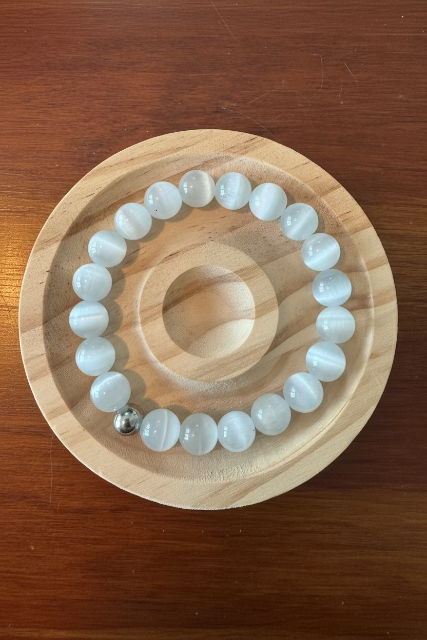 10MM White Cats Eye