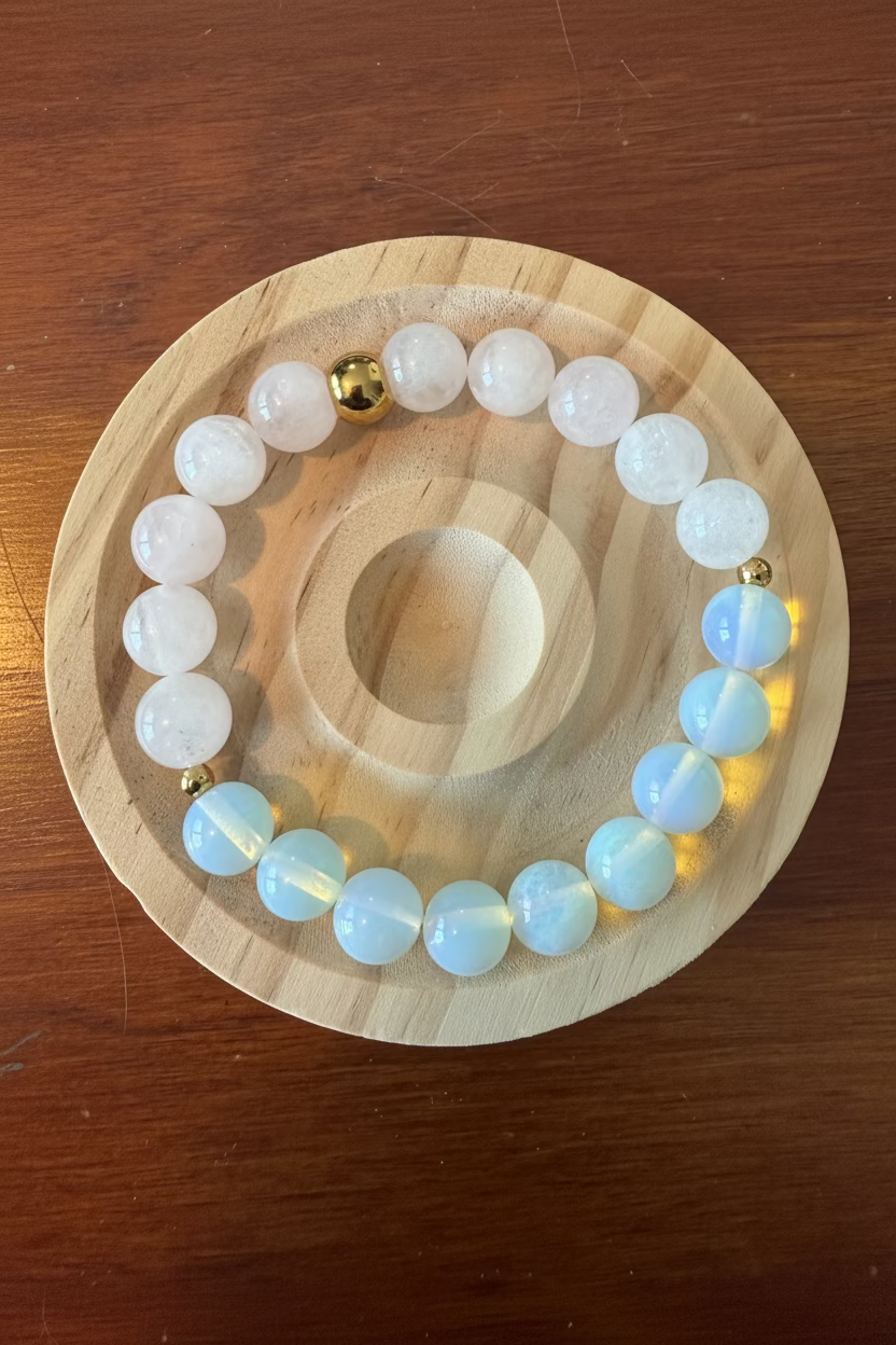 10MM Rose Quartz+Opalite