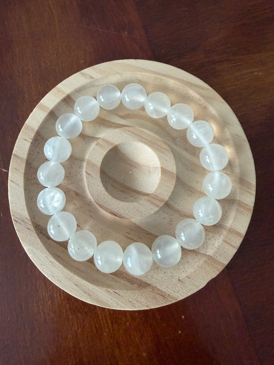 10MM Selenite Gemstone Bracelet