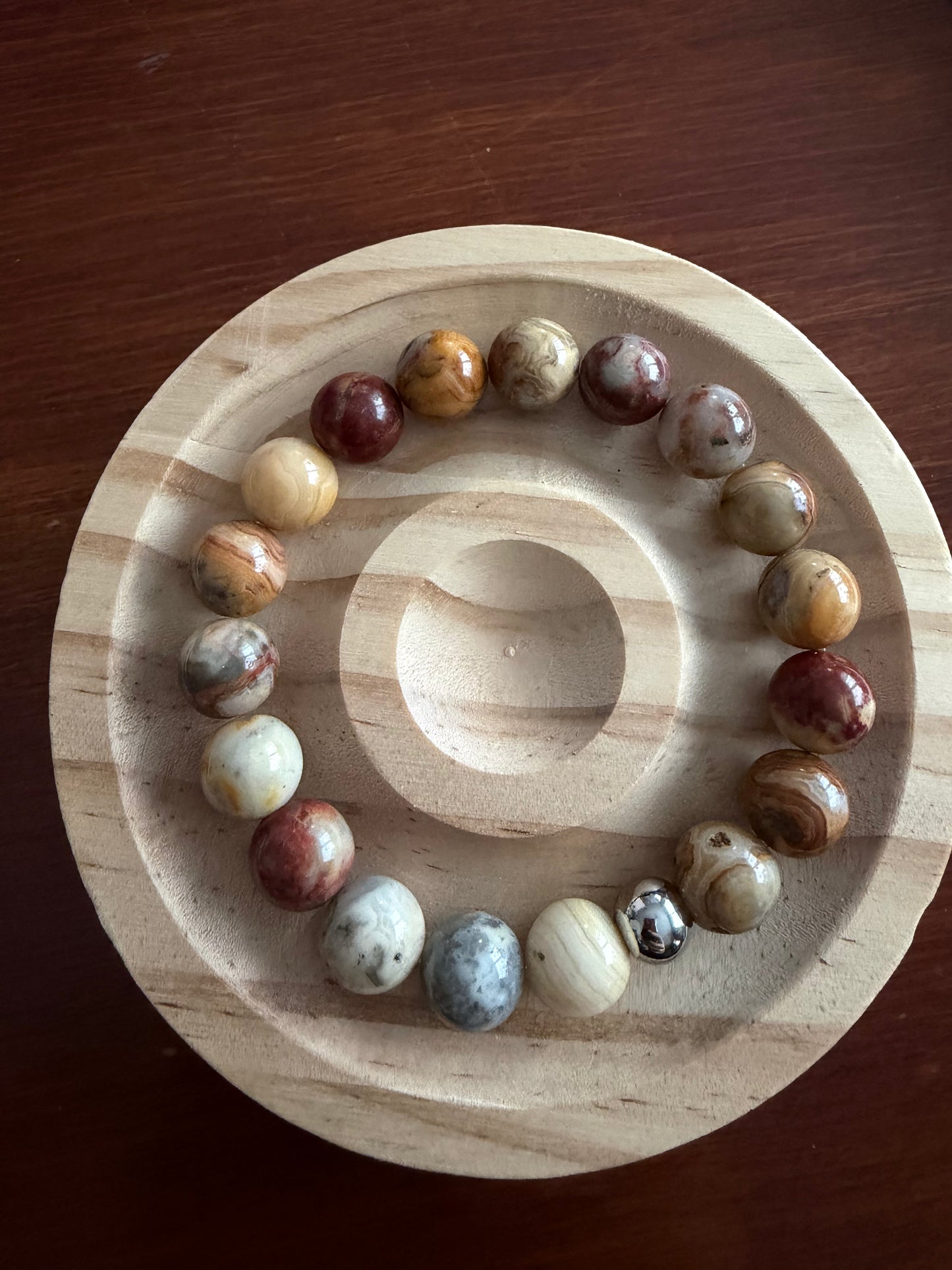10MM Crazy Lace Agate