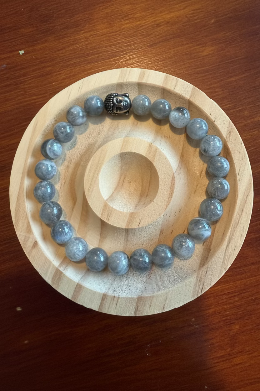 Labradorite 8mm Gemstones Stretch Bracelet