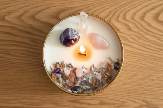 Positive energy intention candle