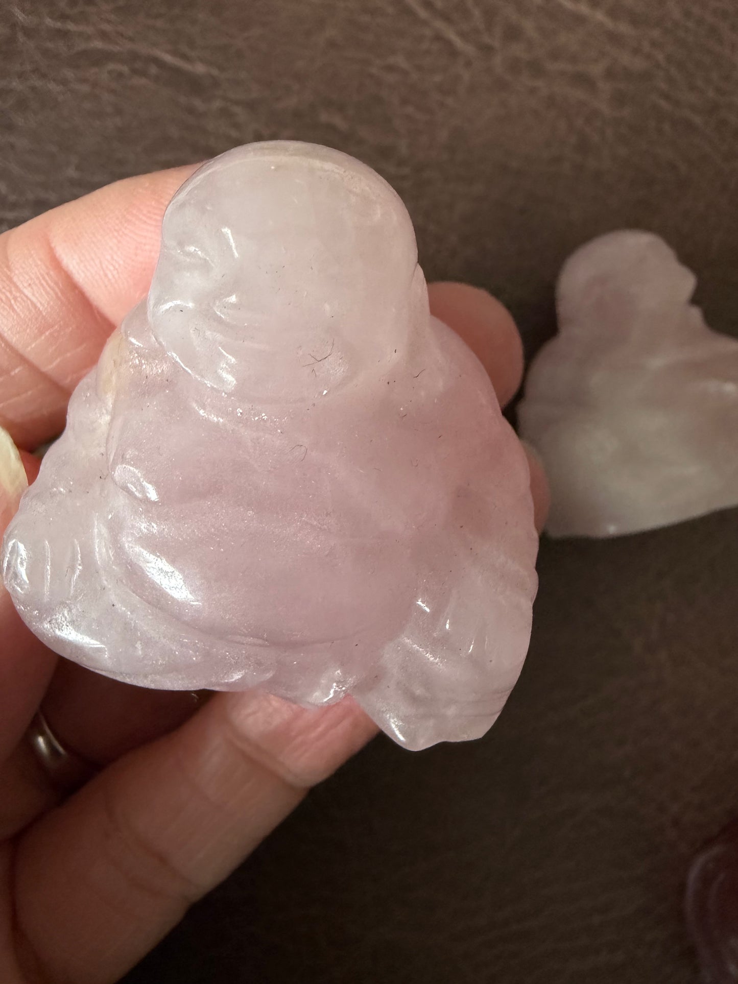Crystal Buddha carving