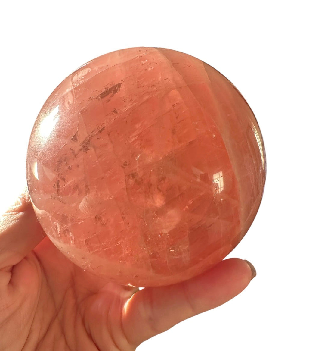 Star Rose Quartz Sphere