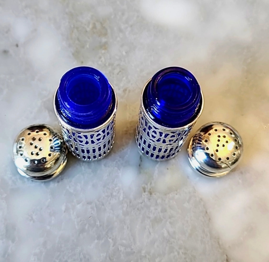 Vintage salt and pepper shakers