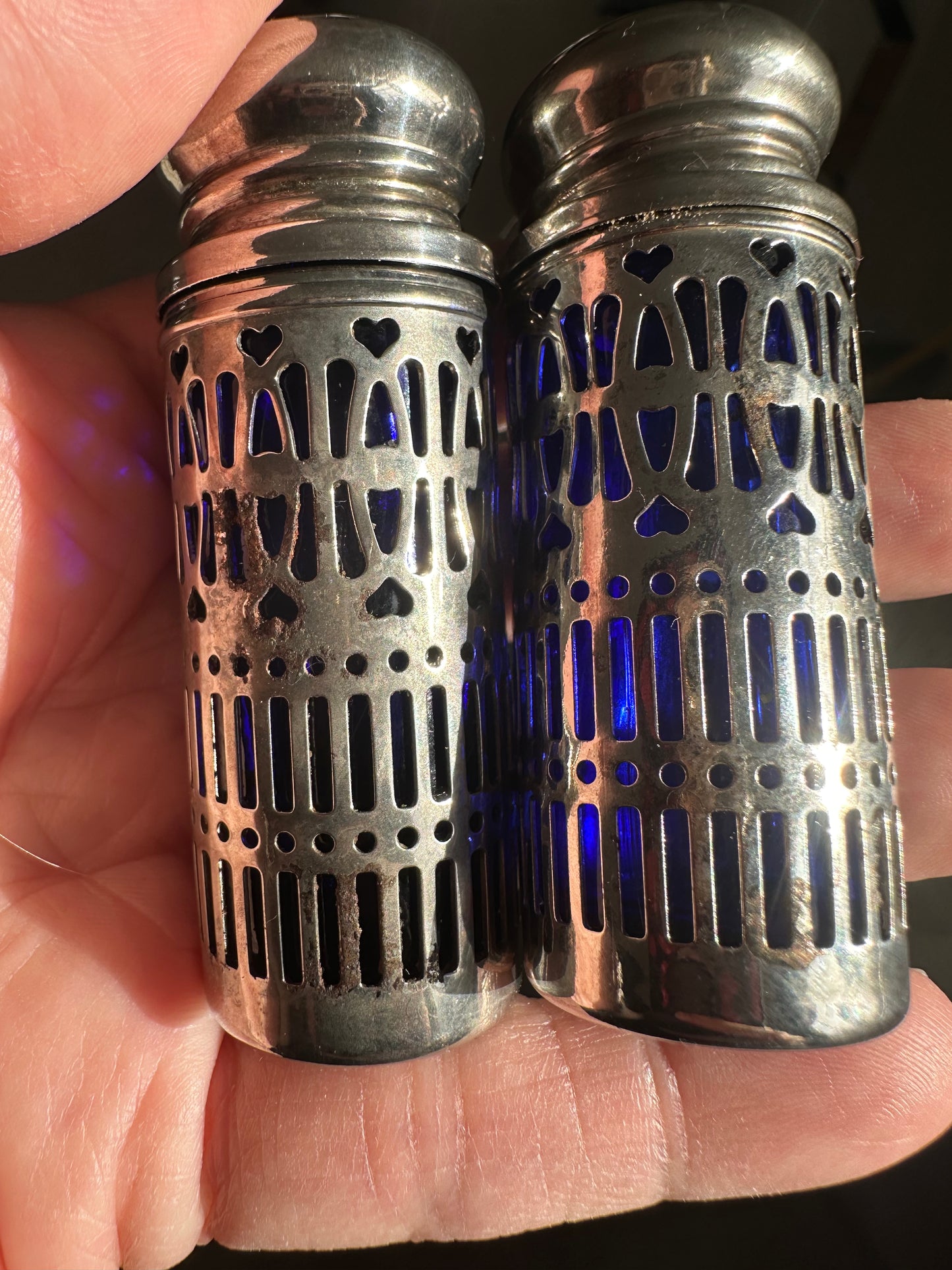 Vintage salt and pepper shakers
