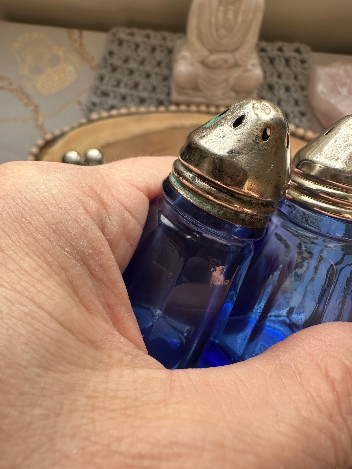 Vintage salt and pepper shakers