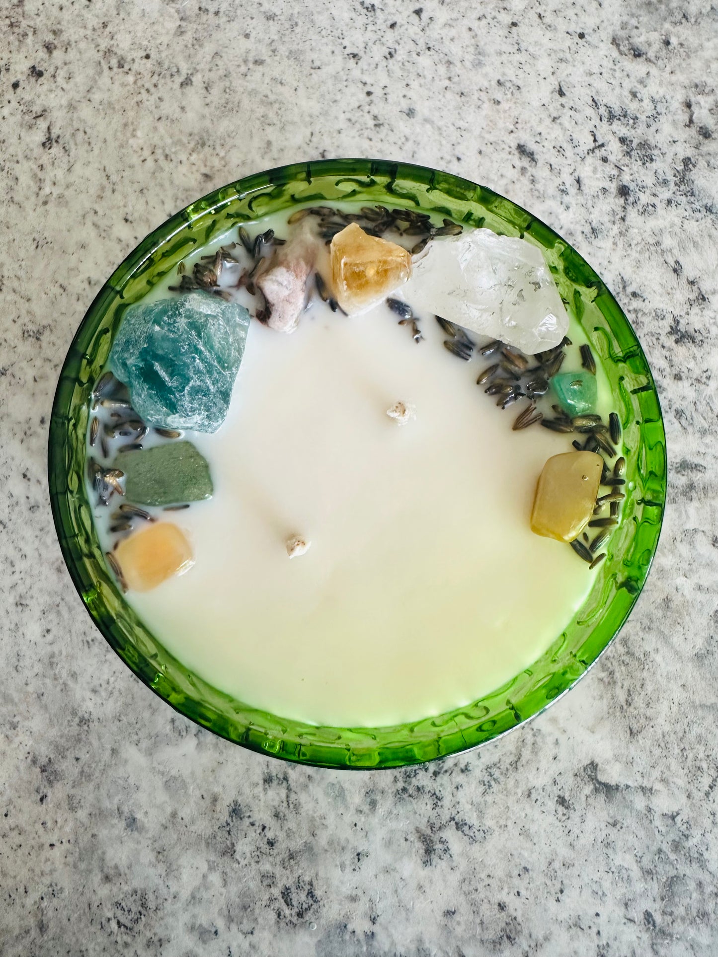 Jesperi sugar bowl gemstone candle