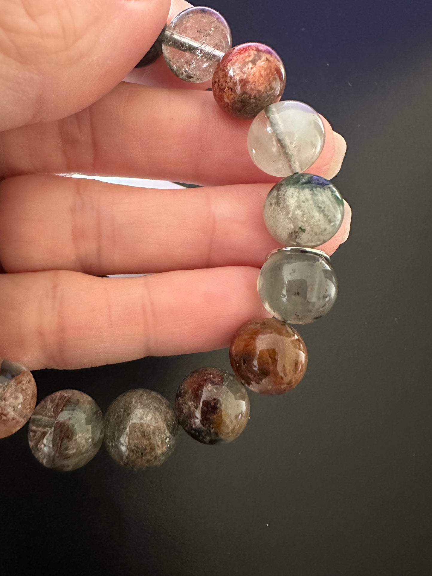 4 season Phantom Quartz Stretch Bracelet 14mm