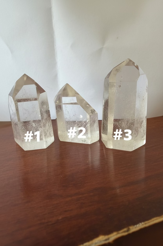 Clear Quartz towers