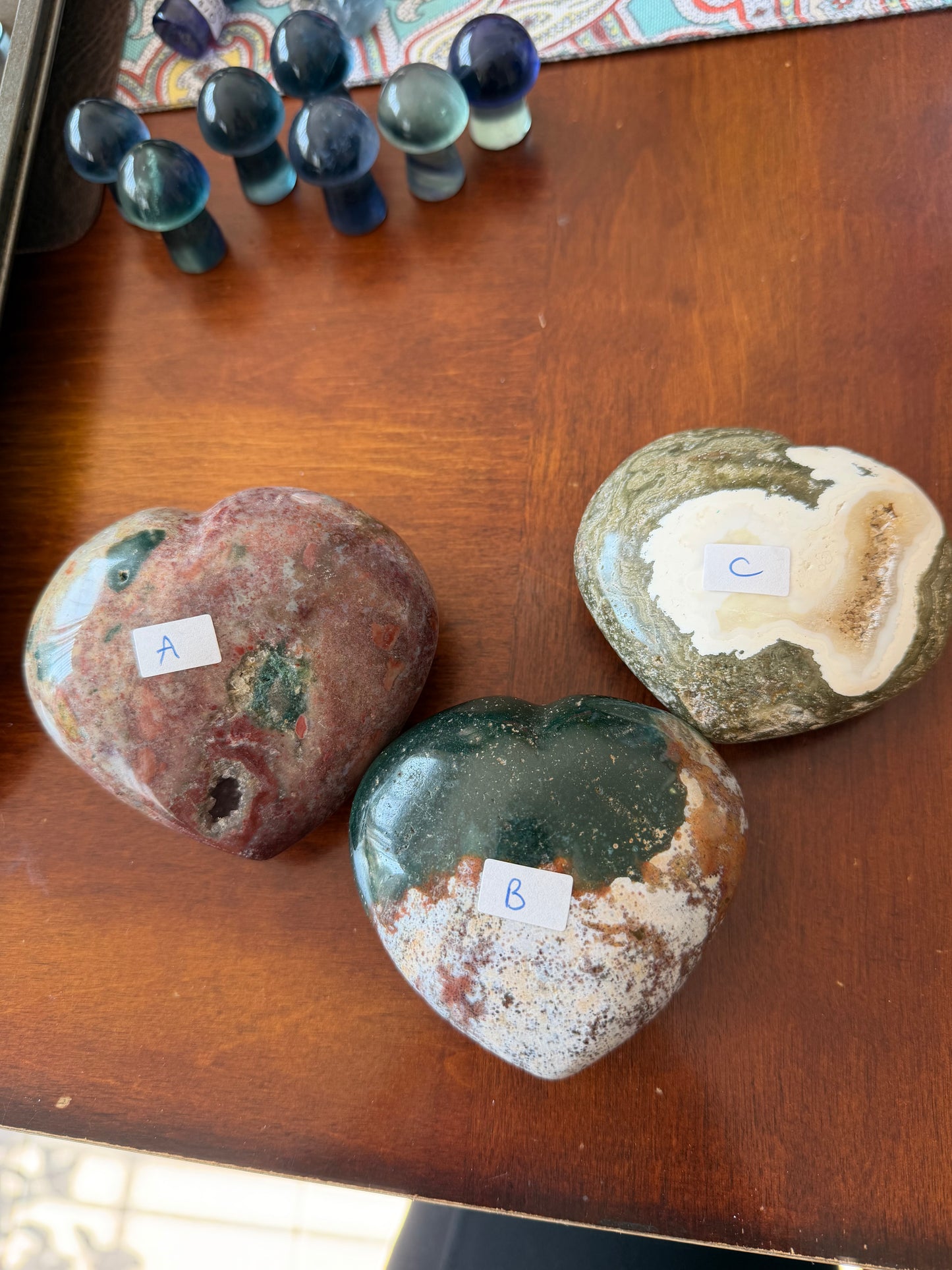Ocean Jasper heart