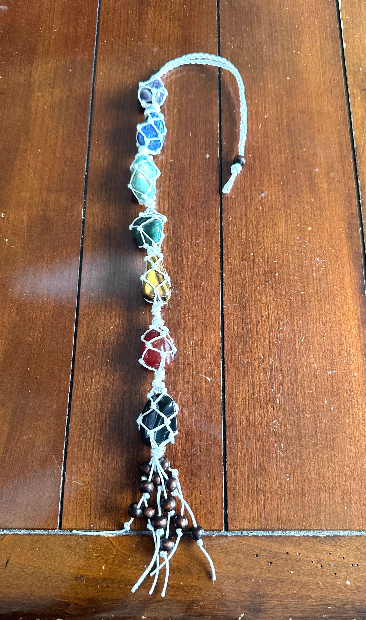 Car chakra macrame hanging
