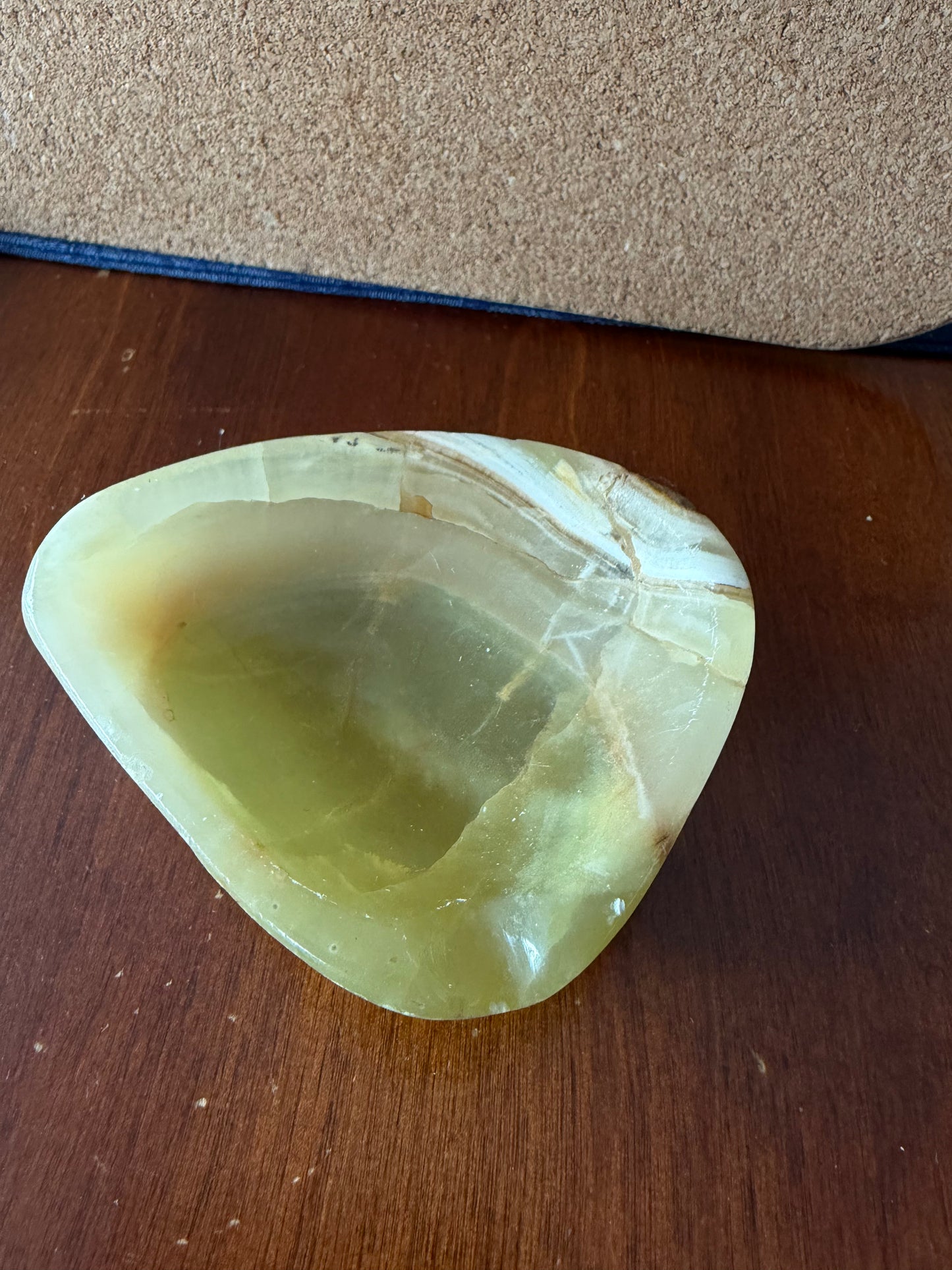 GREEN ONYX ASHTRAY