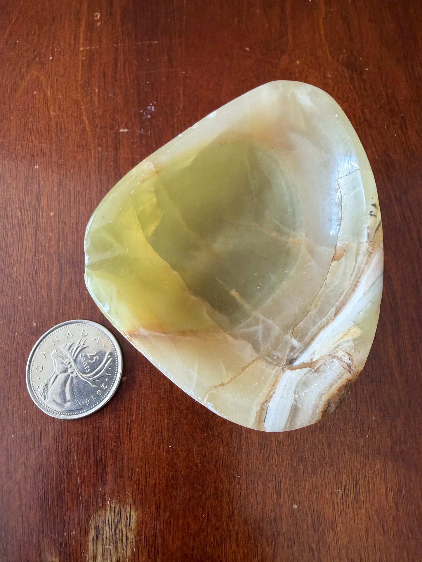 GREEN ONYX ASHTRAY