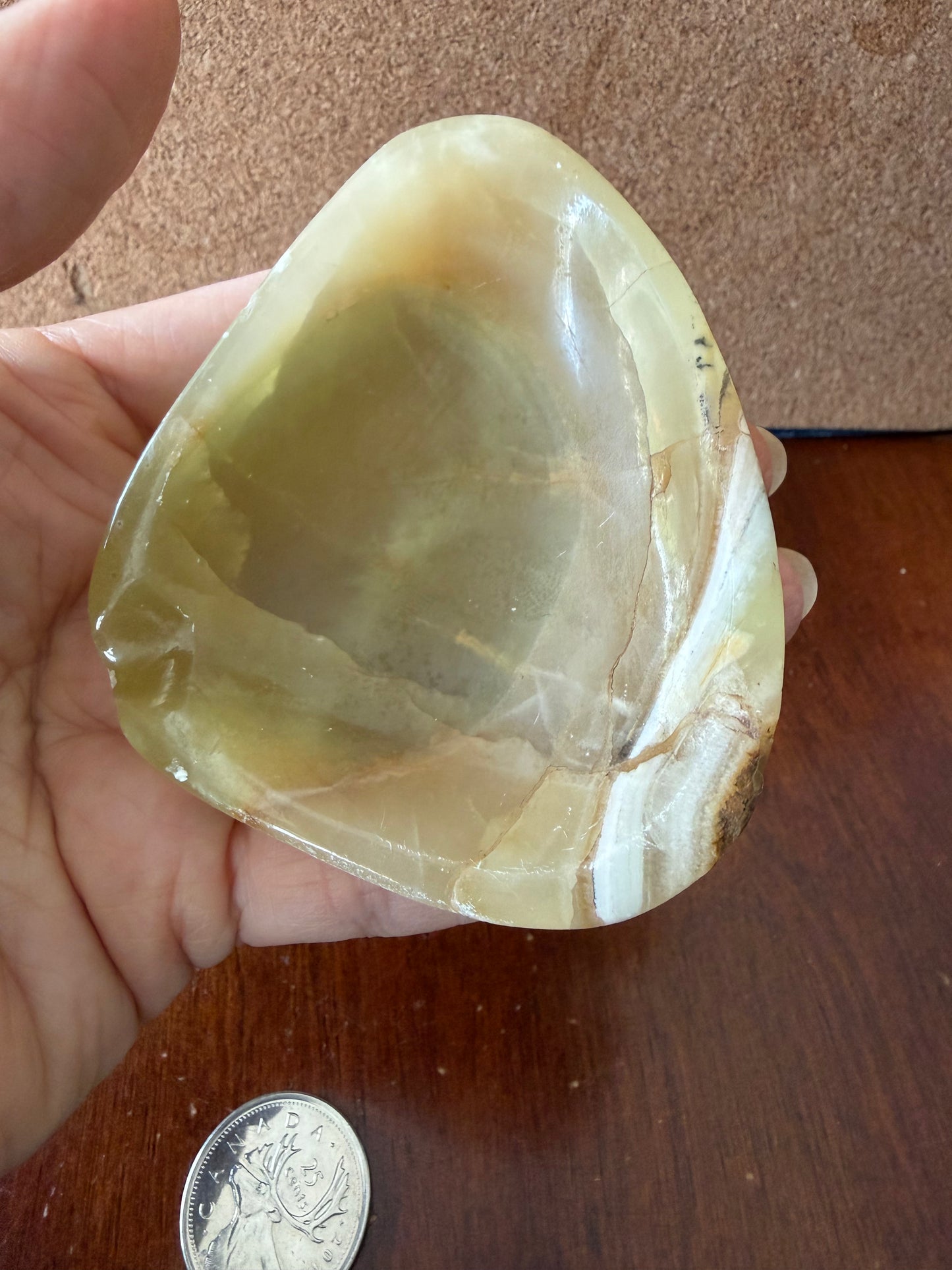 GREEN ONYX ASHTRAY