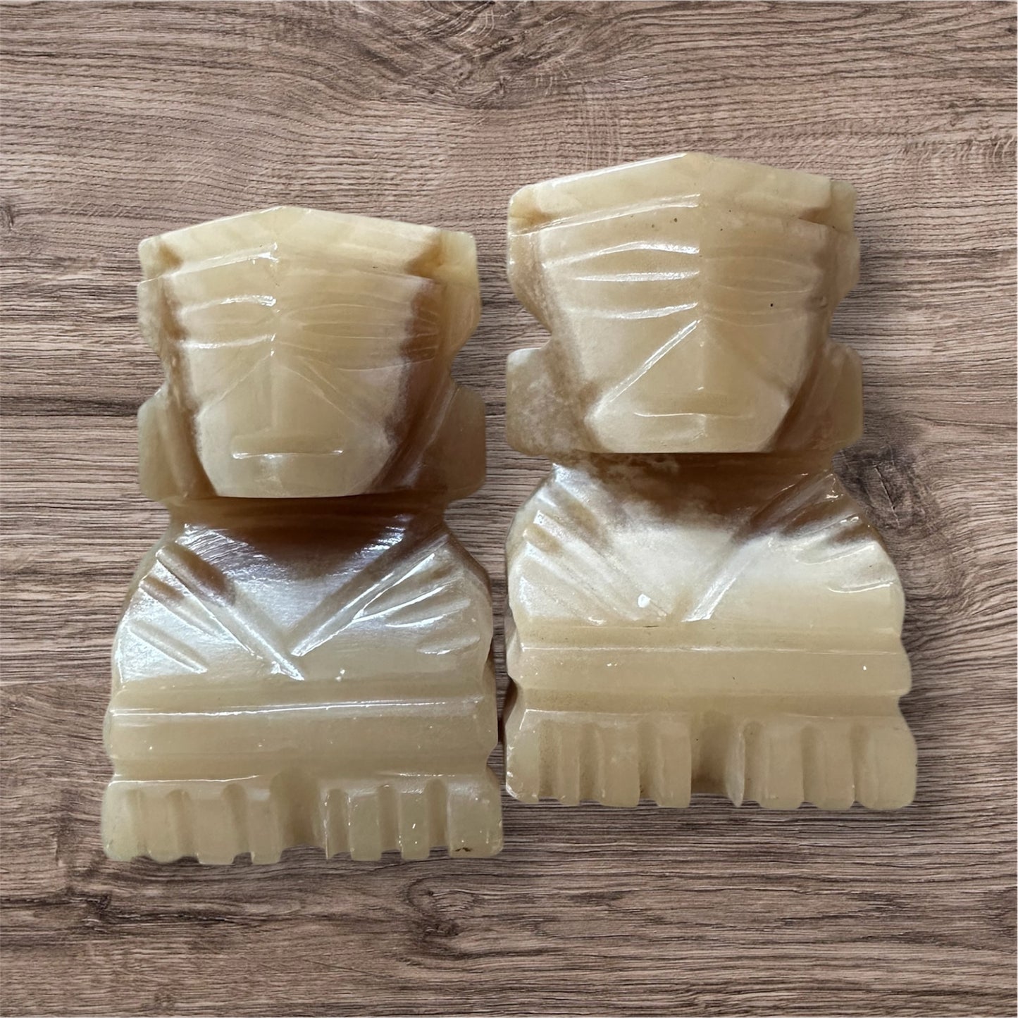 Onyx Aztec Bookends Pair