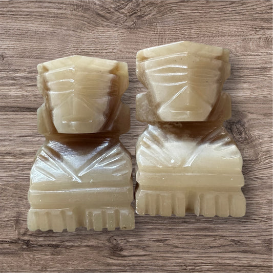 Onyx Aztec Bookends Pair