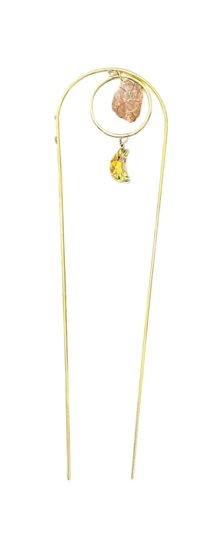 Crystal Plant Spike Suncatcher