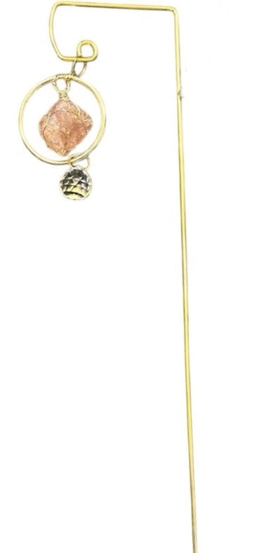 Crystal Plant Spike Suncatcher