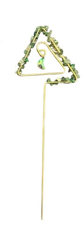 Crystal Plant Spike Suncatcher