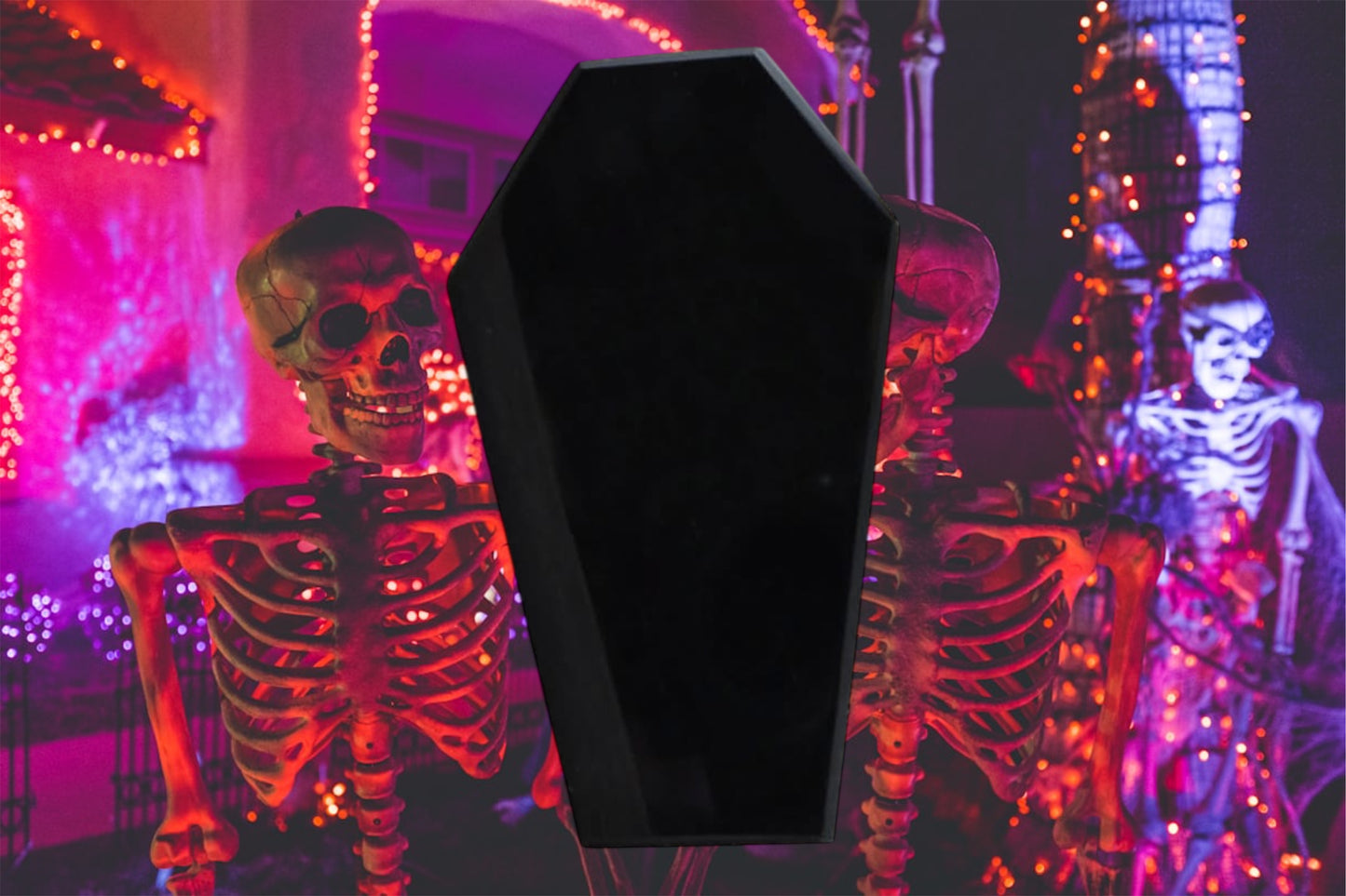 Obsidian coffin