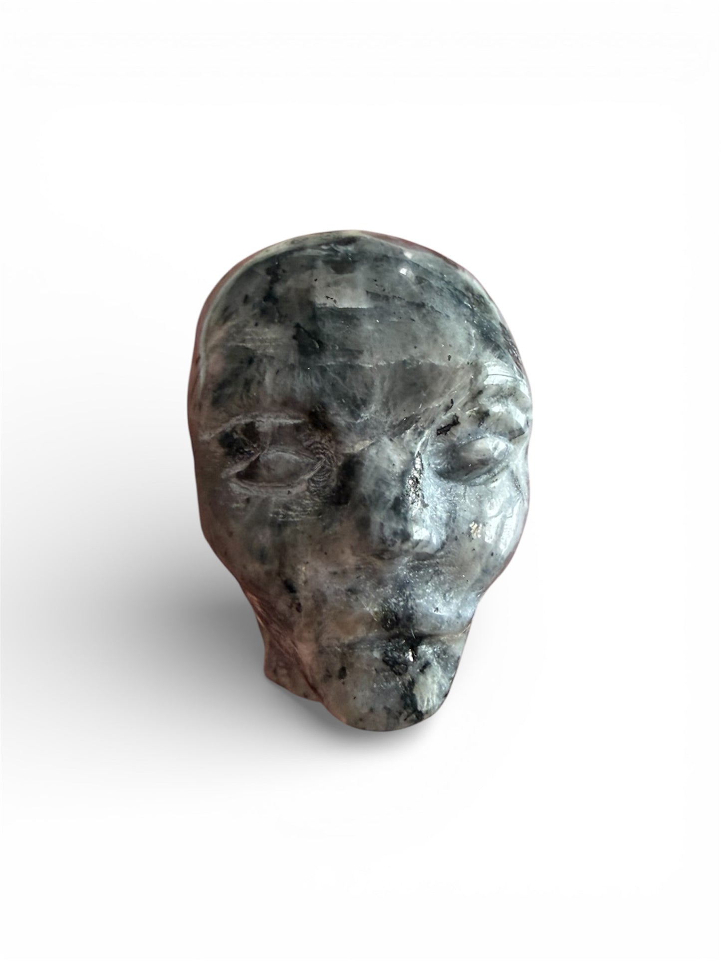 Crystal Alien Skull carving