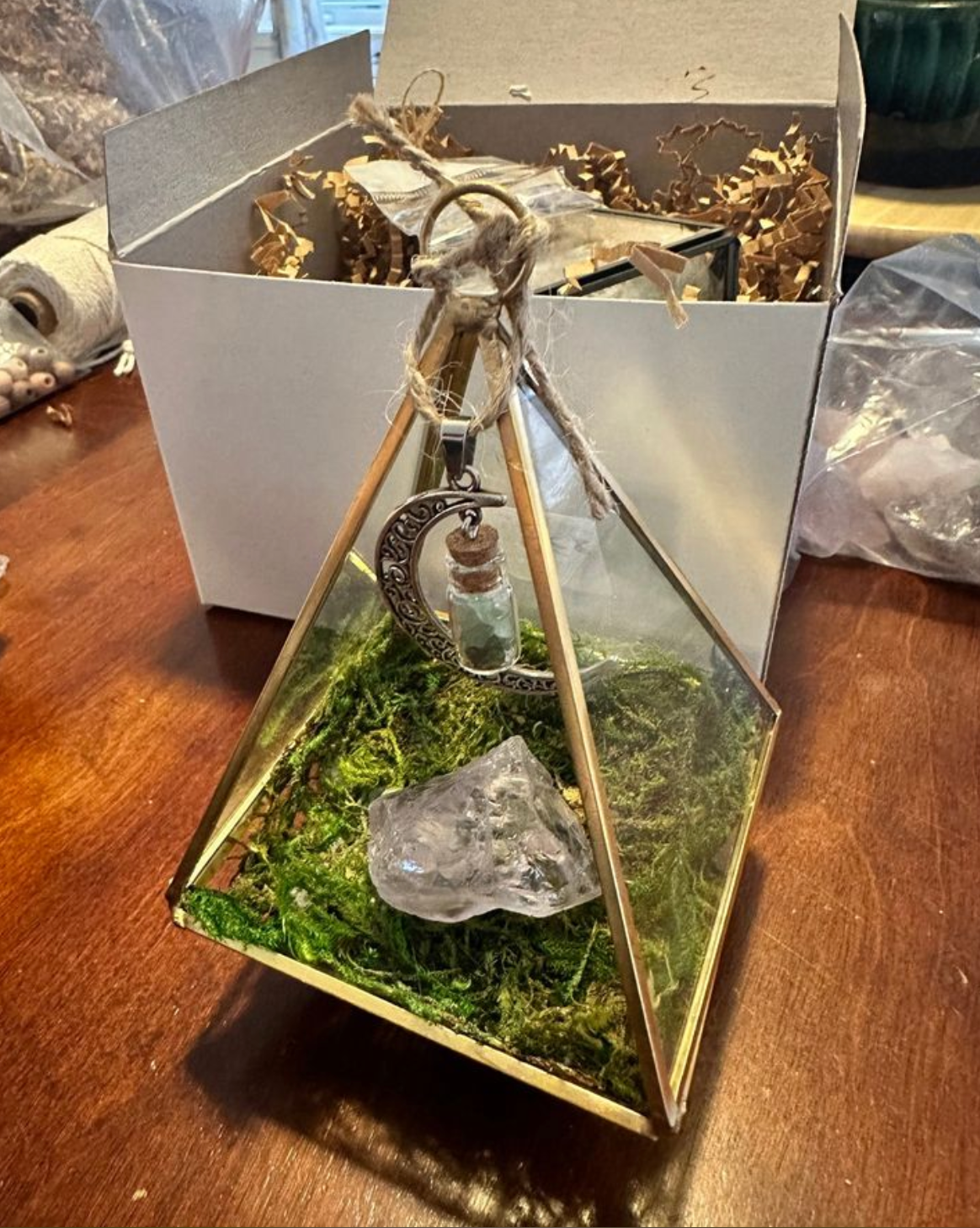 Crystal build it yourself terrarium