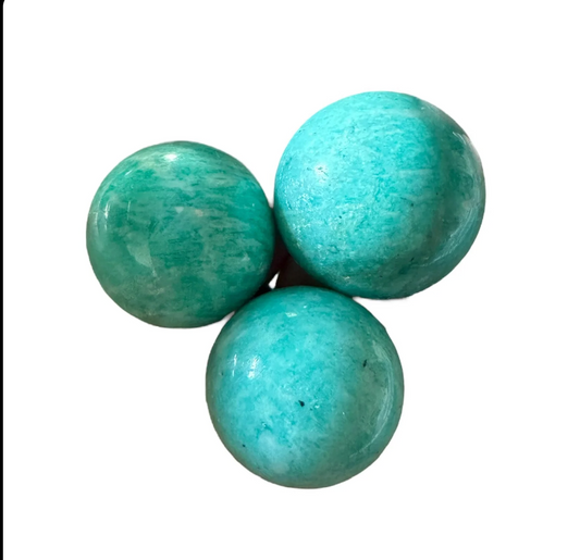 Amzonite Crystal Sphere mini's