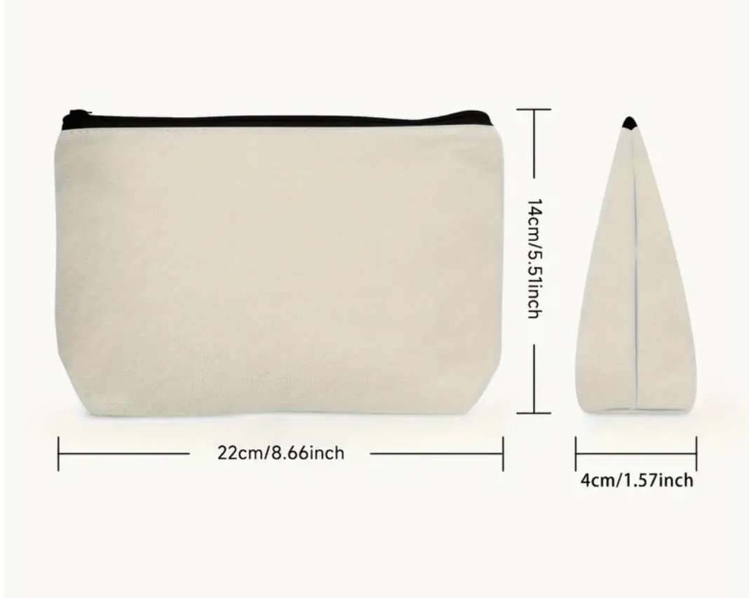 Crystal makeup bag