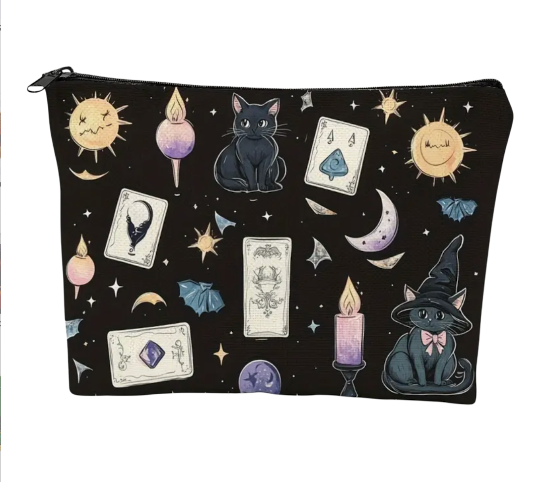 Crystal makeup bag
