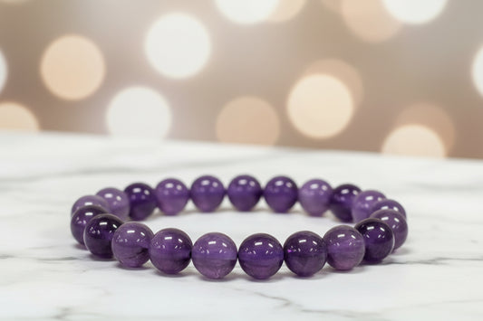 Amethyst 8mm bracelet