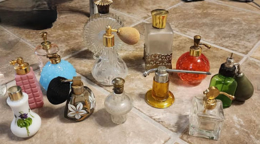 Vintage Rare Collectible Glass Atomizers
