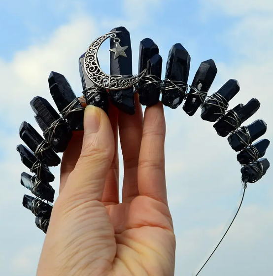 Goddess Crystal Tiara and Headbands
