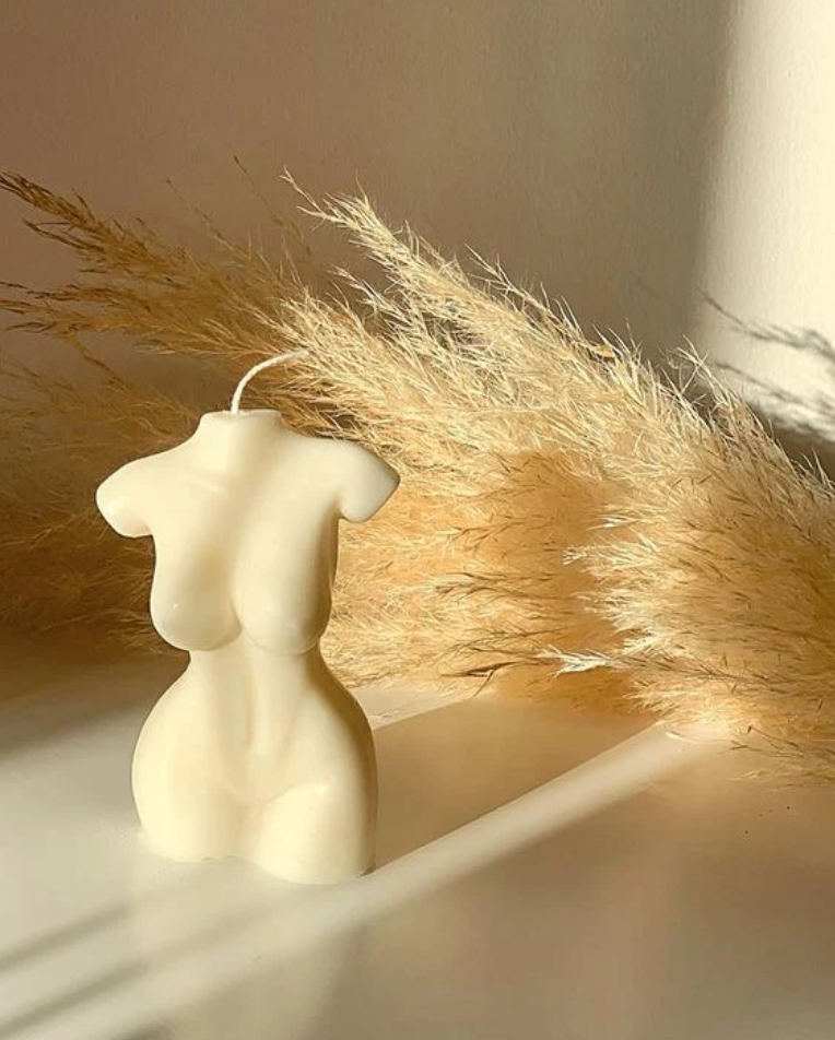 Soy wax goddess candle
