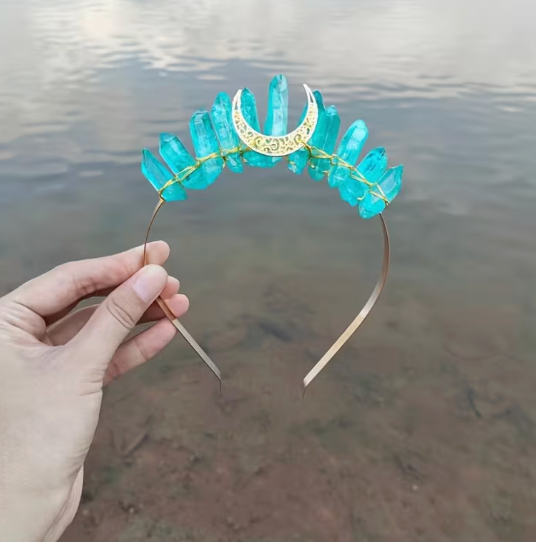 Goddess Crystal Tiara and Headbands