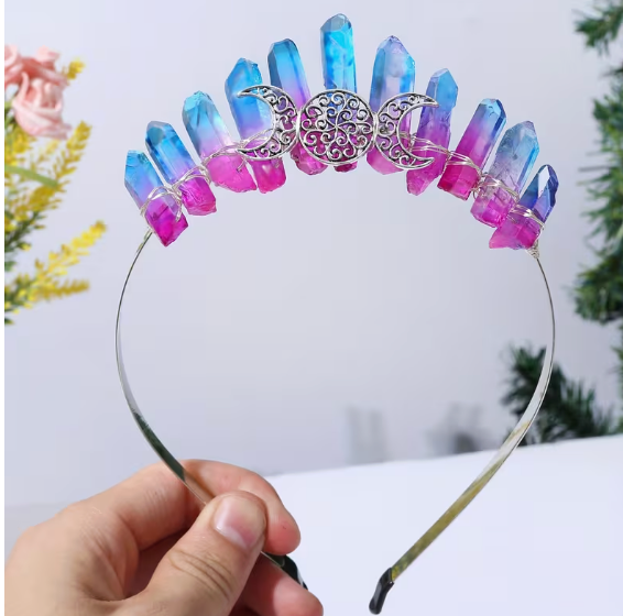 Goddess Crystal Tiara and Headbands