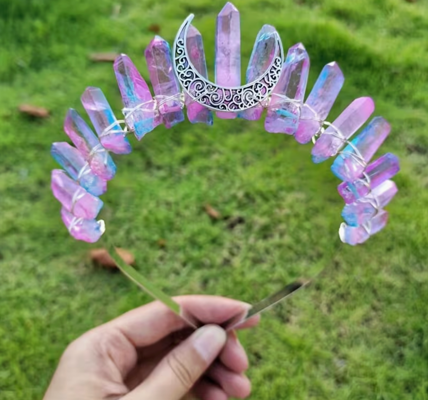 Goddess Crystal Tiara and Headbands